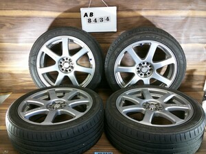 ★★AA8434★★　　ホイール　Work Emotion XT7 215/45R17　PDC 100　5H　オフセット47　7J　※一本傷あり