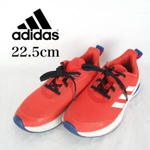 MK6444*adidas*アディダス*ジュニアスニーカー*22.5cm*オレンジ*