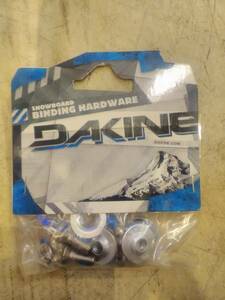 新品　DAKINE　スノーボード　バインディング用　4×4　サラビス　サラワッシャーセット　ネジ　6×16ｍｍ　送料無料