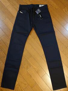 【未使用・タグ付き】DIESEL R-TROXER-A SLIM-SKINNY ブラック パンツ　w29