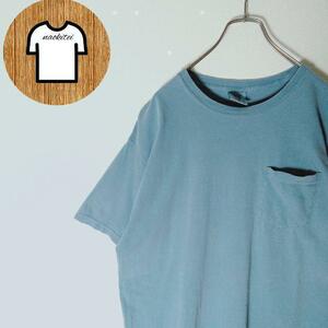 COMFORTCOLORS シンプル 無地 半袖Tシャツ L 海外古着 A431 1ポケット