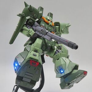 バンダイ プレバン HG 1/144 機動戦士ガンダム RMS-106CS HI-ZACK CUSTOM ハイザック・カスタム(A.O.Z RE-BOOT版) LED電飾塗装完成品