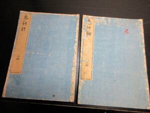 ★A39和本江戸寛政12年版（1800）「白石先生鬼神論」上下2冊揃い/新井白石/霊魂/霊界/古書古文書/木版摺り