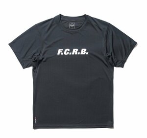 ◆F.C.R.B FCRB 24ss 新品タグ付き POLARTEC POWER DRY S/S AUTHENTIC TEE ポーラテック　ロゴ Tシャツ M 黒 FCRB-240052