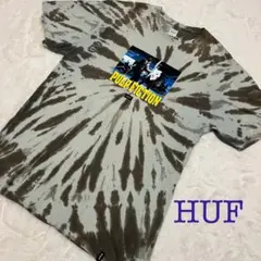 【極美品】 HUF PULP FICTION コットン Tシャツ タイダイ L