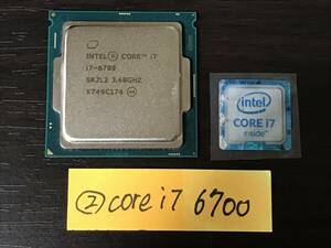 02 intel Core i7 6700 3.40 GHz / 動作品