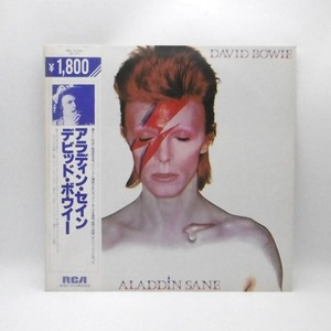 LP DAVID BOWIE/Aladdin Sane デビッド・ボウイー アラディン・セイン RPL-2103 帯付き 12インチ レコード