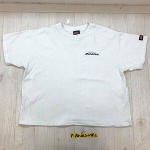 Dickies ディッキーズ レディース ロゴ刺繍 ワイド 半袖Tシャツ L 白