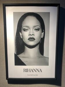 Rihanna リアーナ A4 ポスター 額付き 送料込み R&B