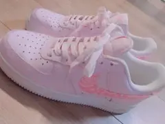 NIKE 26cm エアフォース1 ピンク ペイズリー