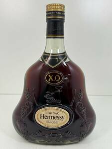 0605-182 0239【1円スタート】 ヘネシー　Hennessy　XO　グリーンボトル　金キャップ　コニャック　ブランデー　700ml　40％　未開栓　古酒