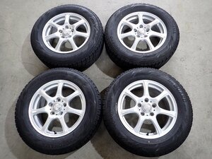 YS13706【送料無料215/65R16】エリシオン クロスロードなどに ヨコハマ 中古スタッドレス ★16×6.5J 114.3/5H ET53★