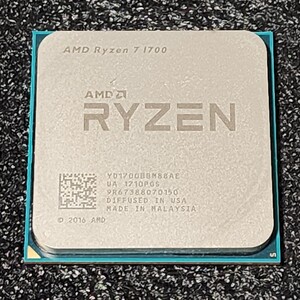 CPU AMD RYZEN7 1700 3.0GHz 8コア16スレッド Socket AM4 PCパーツ 動作確認済み