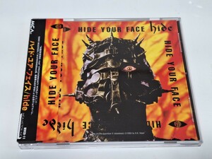 hide　ハイド・ユア・フェイス　HIDE YOUR FACE　帯付