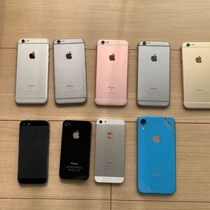 【ジャンク】iphoneXR iphone6S iphone6等　9台まとめ　