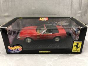 当時物！在庫品・ホットウィール・1/18 Ferrari 365GTS/4・未開封品・現品限り！