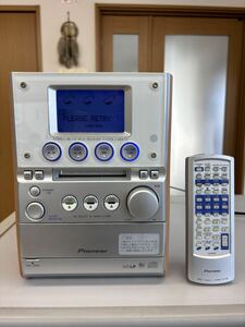 Pioneer パイオニア　オーディオ　ステレオ　コンポ　アンプ　3CDチェンジャー　カセットテープ　MD AM FMラジオチューナー　DJ MIXテープ