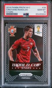 【PSA10】2014 PANINI PRIZM WORLD CUP STARS CRISTIANO RONALDO C.ロナウド