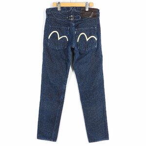 EVISU エヴィス 5800 デニムパンツ シンチバック ピンヒッコリー size 32 #20834 エビス 戎 カモメプリント