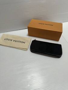 LOUIS VUITTON ルイヴィトン ラウンドファスナー長財布 ダミエ ジュアン M93546 ノワール ブラック 