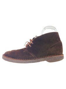 Clarks◆チャッカブーツ/デザートブーツ/US8.5/BRW/スウェード/31692