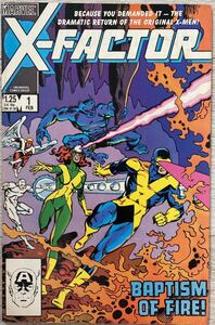 アメコミ X factor #1 X-men 1985年 エックスメン marvel spider man マーベル スパイダーマン DC Batman アイアンマン ヴェノム リーフ