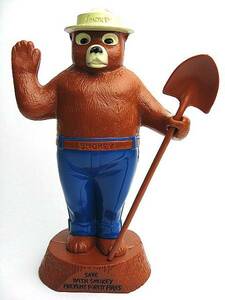 1970’s スモーキーベア SMOKEY BEAR ビンテージ 貯金箱 クマ 熊 くま アドバタイジング ローライダー ボム シェビー シボレー