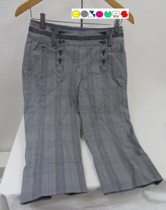 〔COLOURS〕 タグ付き新品・保管品■6分丈パンツ■グレー系■BURBERRY BLUE LABEL