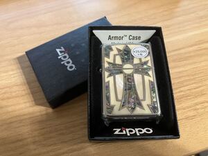 残り僅か!! ZIPPO アーマー ジッポー ライター シェルクロス 十字架 正規品 喫煙具 armor 高級