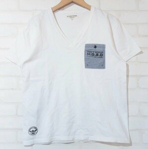 5T0978【クリックポスト対応】 HARD BIRD NAVY SEALS 半袖VネックポケットTシャツ ハードバード