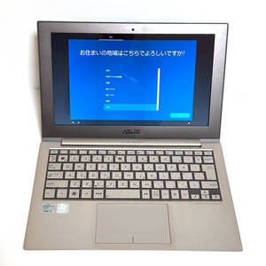 ASUS ノートPC ZENBOOK UX21E -KX564 Win7 i5-2467M 4GB 64GB★初期化済み Win7 Windows10