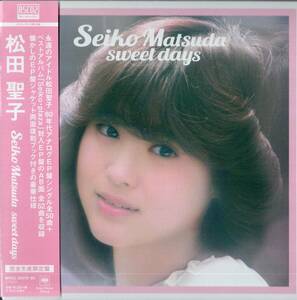 即：松田聖子「 Seiko Matsuda sweet days 」Blu-specCD3枚/帯付/紙ジャケット仕様