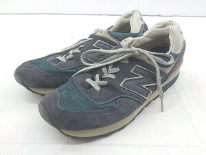 ◇ NEW BALANCE ニューバランス M576NGA スニーカー シューズ サイズ USA 10 EUR 44 ネイビー グリーン メンズ P