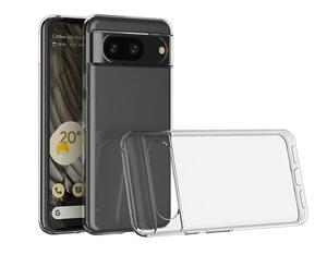 2個セット Google Pixel 8 クリア シリコン ケース カバー ピクセル 8 pixel8 TPU ソフトケース 透明 スマホケース