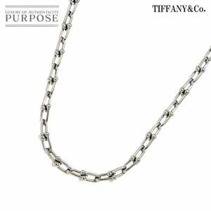 ティファニー TIFFANY&Co. ハードウェア スモール リンク ネックレス 46cm SV 925 シルバー Hardware Necklace 90233328