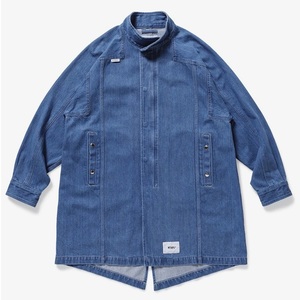 21SS WTAPS THOMPSON JACKET COTTON DENIM Mサイズ デニム ジャケット フィッシュテール コート Indigo インディゴ 211WVDT-JKM02