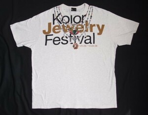 kolor Jewelry Festival Tシャツ / カラー ジュエリー フェスティバル