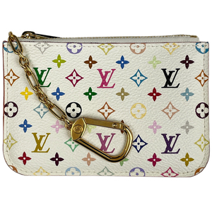 ルイ・ヴィトン Louis Vuitton ポシェット クレ コインパース コインケース マルチカラー ブロン(ホワイト) M93734 レディース 【中古】