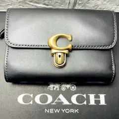 ★ COACH ストゥディオ ミディアム ウォレット ブラック 黒 ブラウン