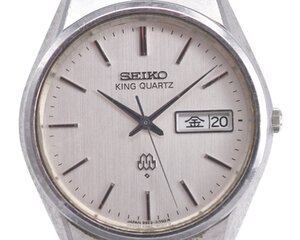 [中古品] 稼働品【SEIKO】 KING QUARTZ キングクォーツ デイデイト 9923-8050 純正ブレス ステンレス クォーツ メンズ 中古品