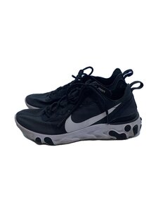 NIKE◆REACT ELEMENT 55/リアクトエレメント/ブラック/BQ2728-003/25cm/BLK/PVC