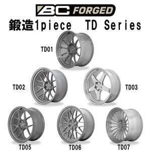 BC Forged 鍛造 ホイール 20inch 20インチ TDシリーズ オーダーメイド 8.0J～13.0J BCフォージド 35色より選択可 1本