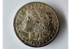 １円スタート 未鑑定 1882 アメリカ モルガンダラー 1ドル 硬貨 銀貨 E・PLURIBUS UNUM UNITED STATES OF AMERICA ONE DOLLAR USA