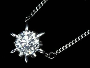 IW13331S【1円～】新品【RK宝石】《Diamond》SI-2 Hカラー 極上ダイヤモンド 特大1.015ct!! Pt900 Pt850 超高級 一粒ダイヤ ネックレス