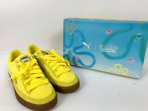 #150/WS125★PUMA/SUEDE　SPONGBOB　スニーカー　391008-01　size28センチ　スポンジボブ　美品　タグ付き