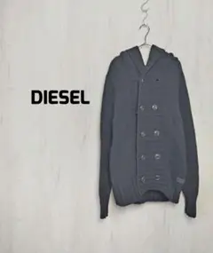 DIESEL ニット フード付き カーディガン 80