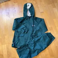 OUTDOOR フード付き上下セット 130 雨具　レインウェア