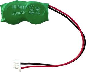 ■ 二次電池 2.4V 20mAh Ni-MH 3ピンタイプ (2/V15H 2.4V 15mAh NiMHの交換用) 送料85円～