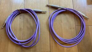 【ラインケーブル】CANARE（カナレ） PROFESSIONAL CABLE 3m GS06　PURPLE：２本セット