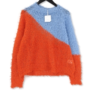 未使用 Kota Gushiken コウタグシケン Cotton Fur Jumper KGSS22-K03 コットンファージャンパー サマー レディース 橙 青 1 71009356